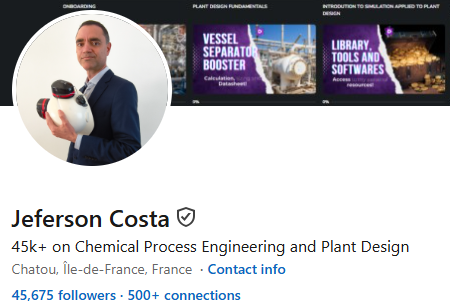 Jeferson Costa LinkedIn profile